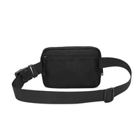 Pochete com alça estendida e ajustável, mostrando a durabilidade e a fivela resistente para portabilidade.