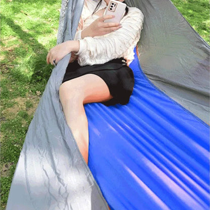 Rede Casal Camping Azul | Nylon Outdoor Premium