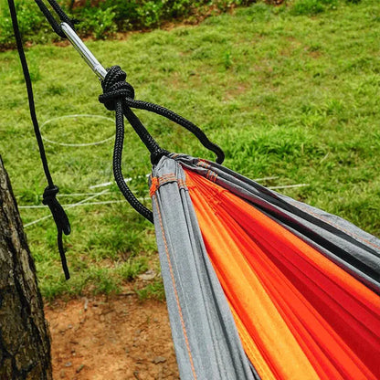Rede Casal Camping Laranja | Nylon Outdoor Premium
