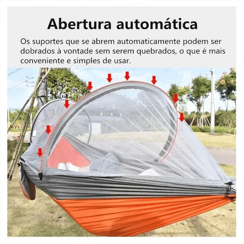 Rede de Descanso com Mosquiteiro | Aventura Protegida