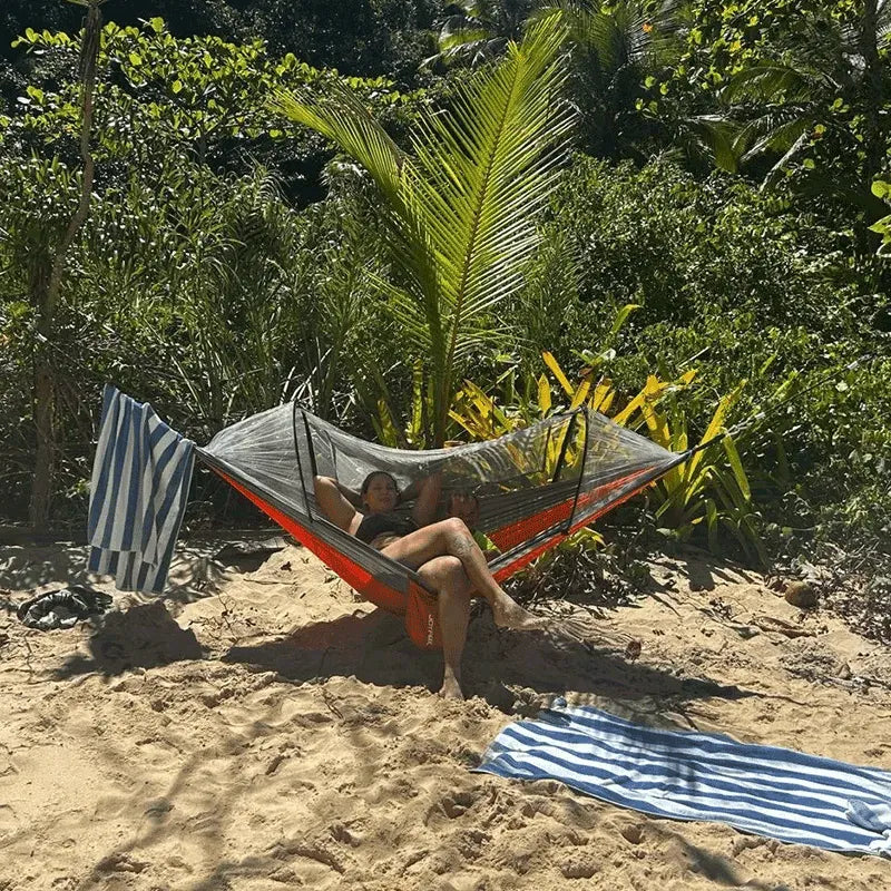 Rede de Descanso com Mosquiteiro | Aventura Protegida