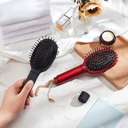 Escova de Cabelo com Compartimento Secreto