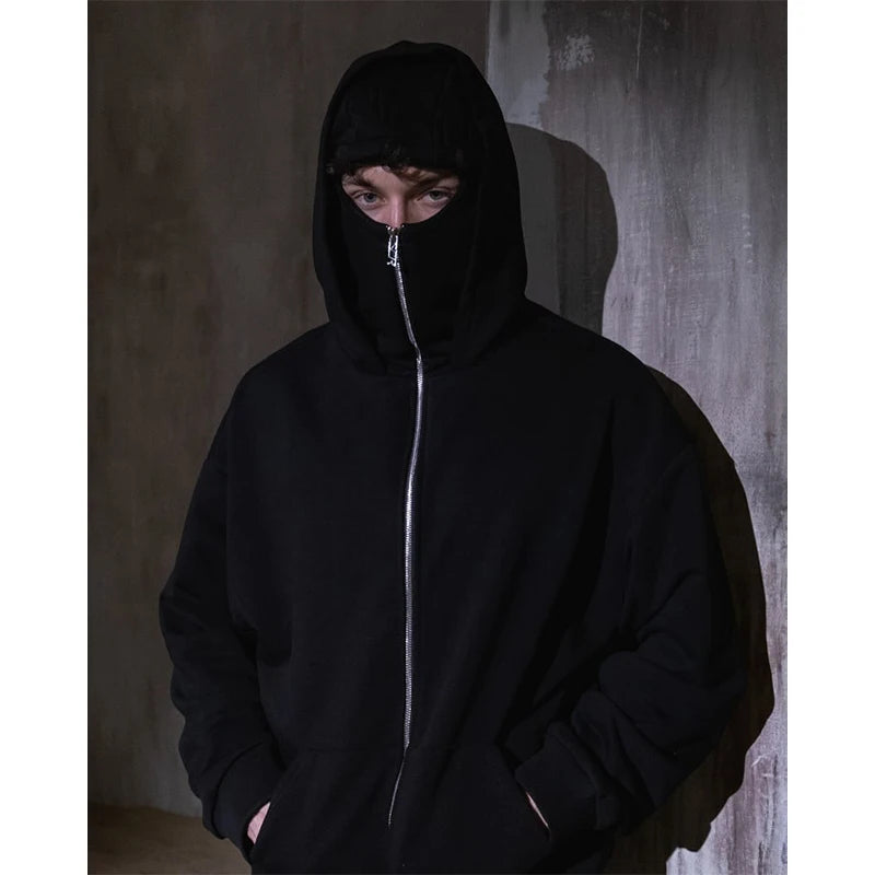 Casaco Estilo Máscara Ninja