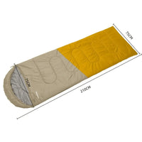 Saco de dormir com dimensões amplas (210cm x 75cm), ideal para conforto e sono de qualidade, reforçando o Alto Valor.