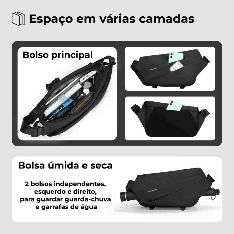 Shoulder Bag Premium | Black Edge