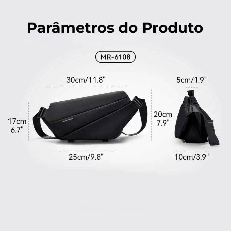Shoulder Bag Premium | Black Edge
