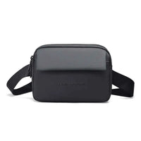 Shoulder Bag City Armor preta com proteção rígida, destacando o design premium de Alto Valor e segurança.