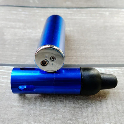 Detalhe da base da Caneta Puff Select Azul