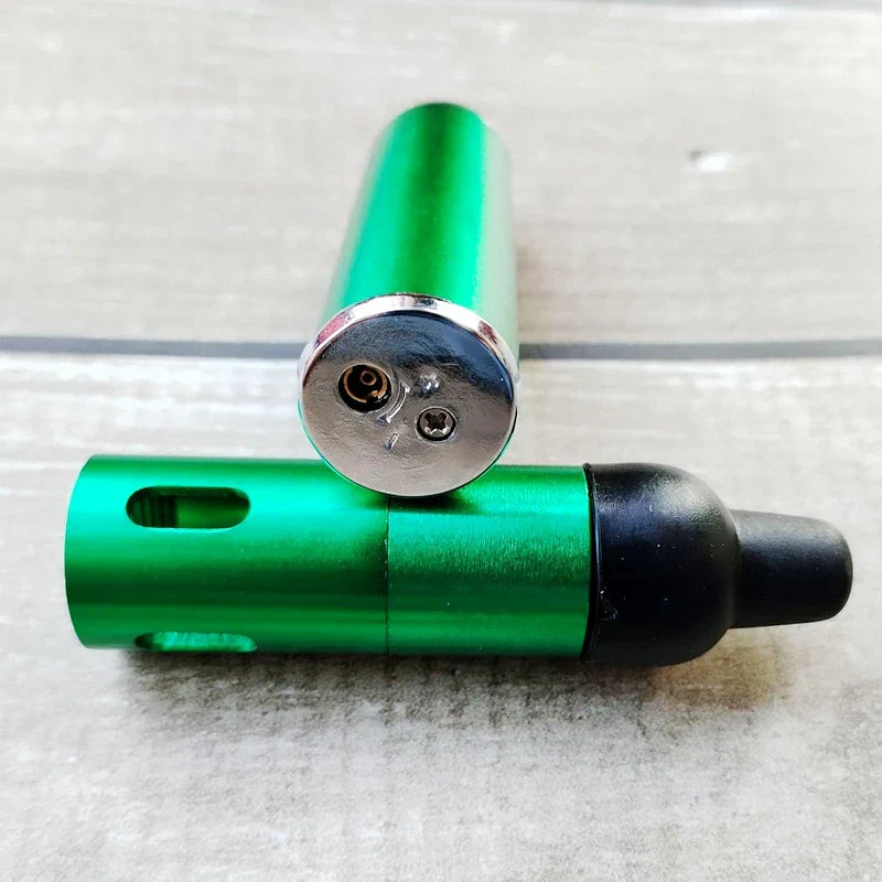 Detalhe da base da Caneta Puff Select Verde