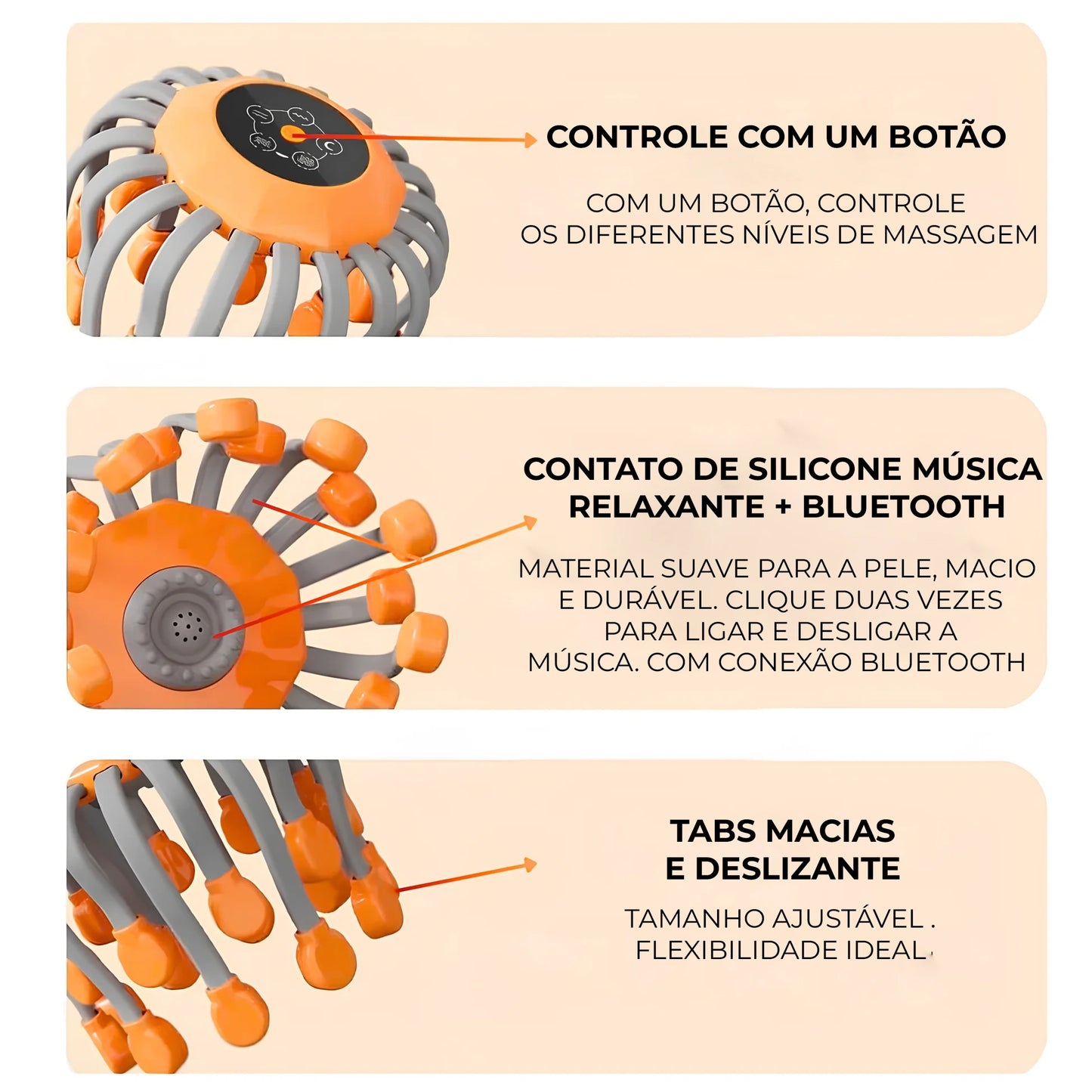 Cultura Mind – Massageador de Cabeça Relax e Flow