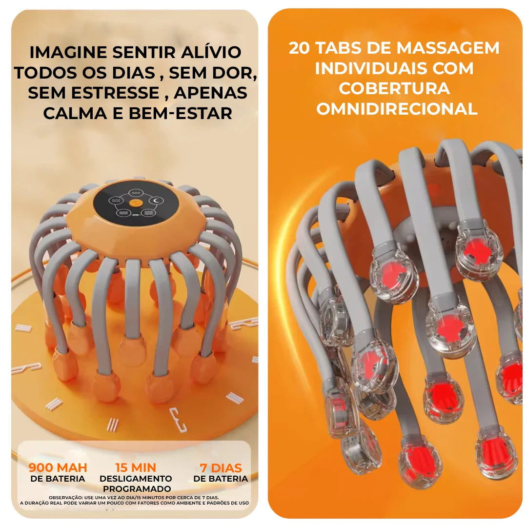 Cultura Mind – Massageador de Cabeça Relax e Flow