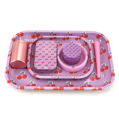 Visão geral de todos os acessórios do Kit Puff