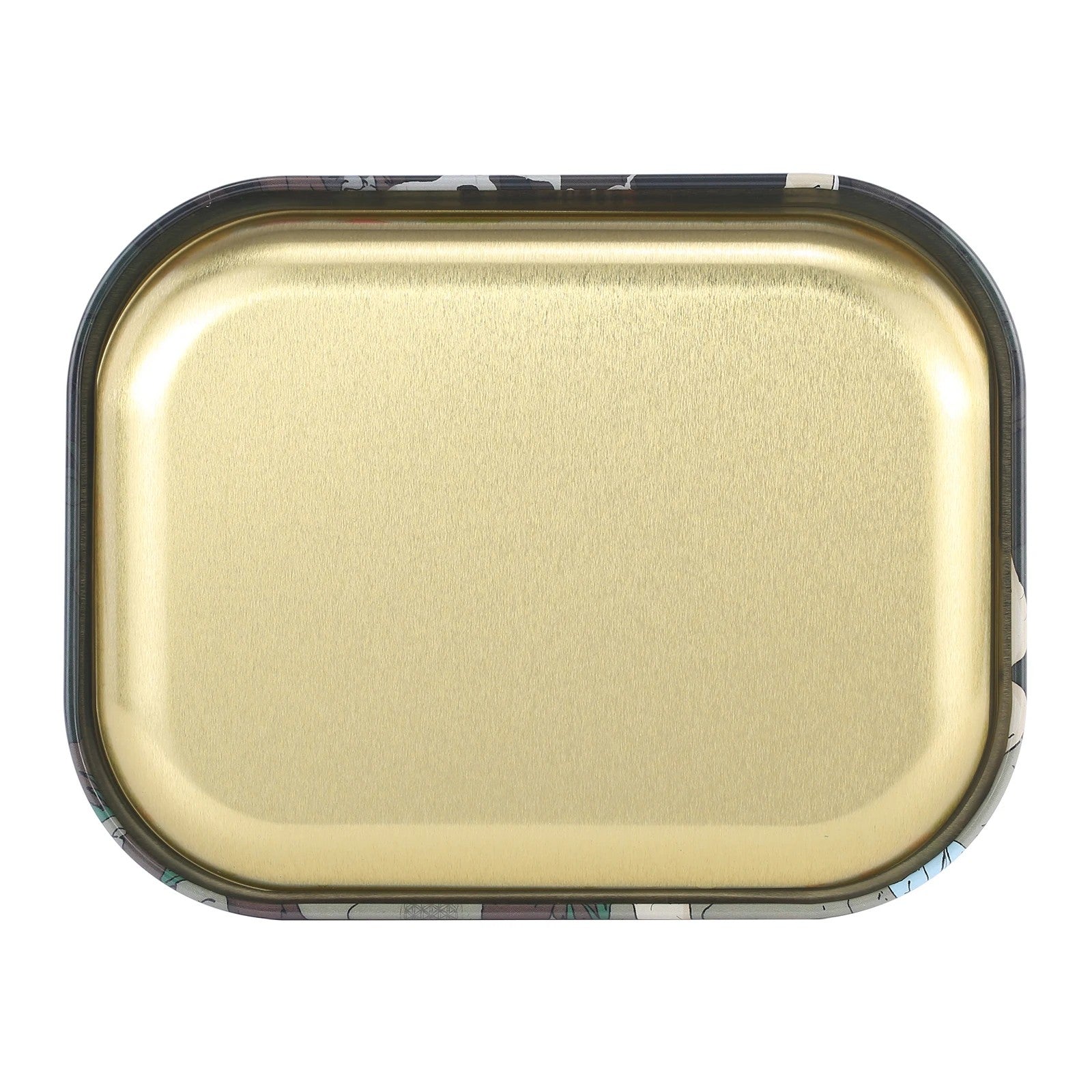 Bandeja de Bolar Metal detalhe da estampa e acabamento