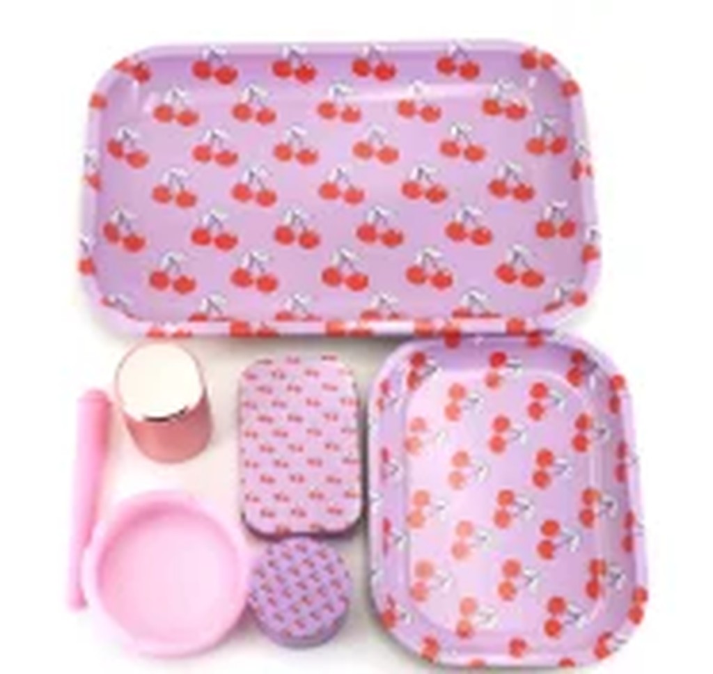 Kit Puff completo na cor Azul