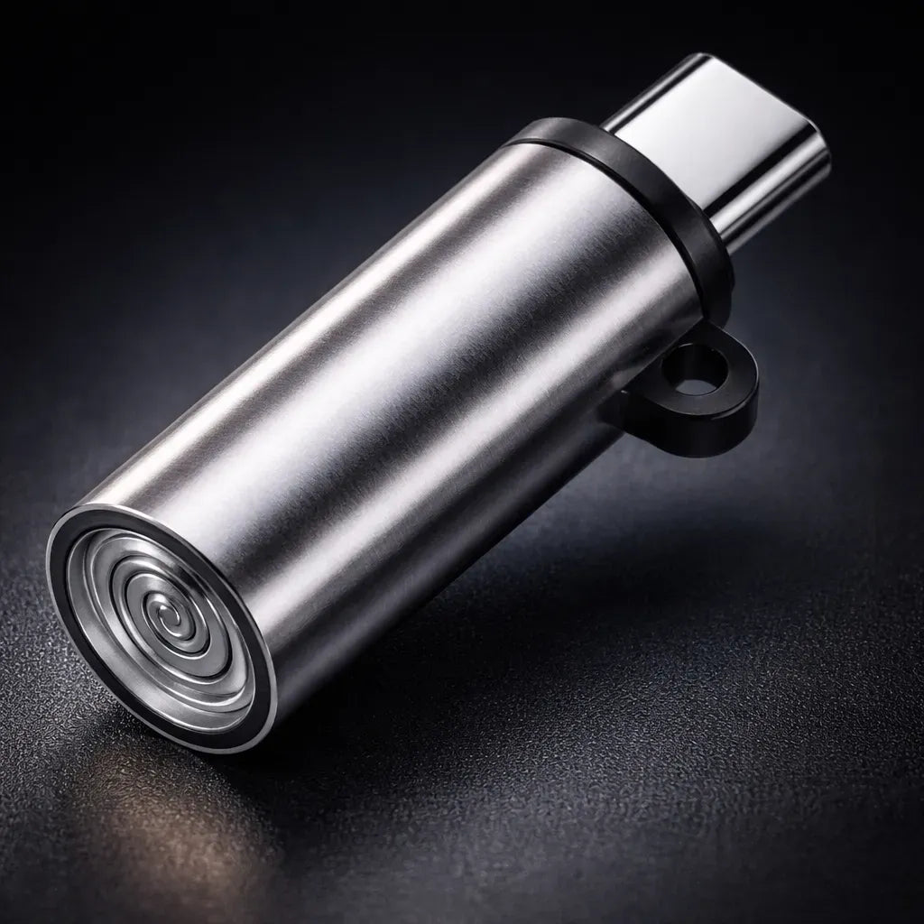 Isqueiro Portátil Adaptador P/ Celular Tipo Usb-c
