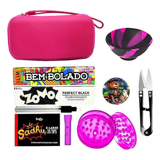 Kit Puff Pink Edition com 13 itens | Cultura Puff