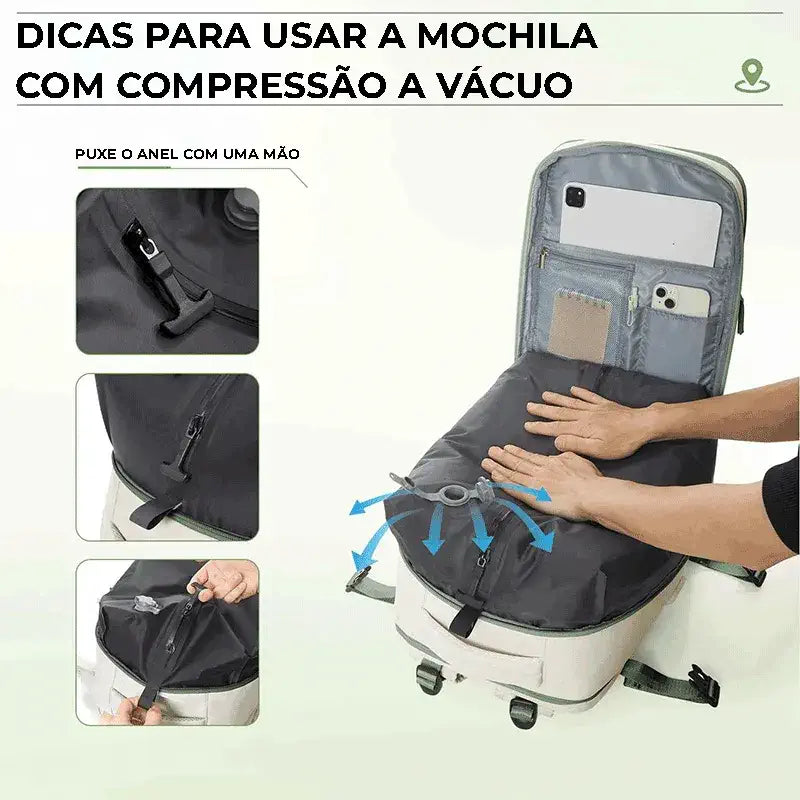 Dicas de uso para a vedação rápida do compartimento a vácuo, garantindo conveniência e durabilidade do sistema.