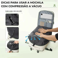 Dicas de uso para a vedação rápida do compartimento a vácuo, garantindo conveniência e durabilidade do sistema.